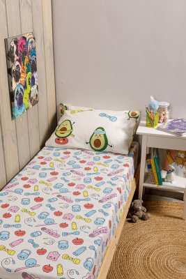 Простыня на резинке Wake me Wake Авокардио